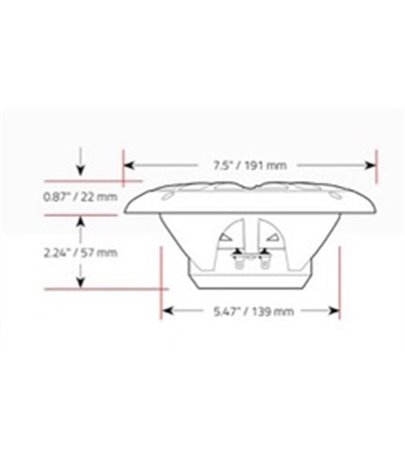 BOSS Audio Systems MR6W Marin Hoparlör 165mm