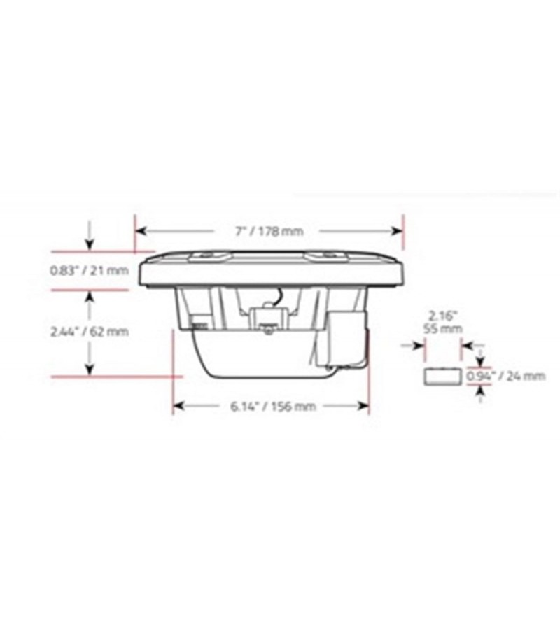BOSS Audio Systems MR652C Marin Hoparlör 165mm