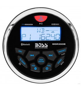 BOSS Audio Systems MGR350B AUX USB Girişli Bluetoothlu Marin Teyp