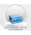 MegaCell Lityum LifePo4 Akü – 100 Amper / 25.6 Volt