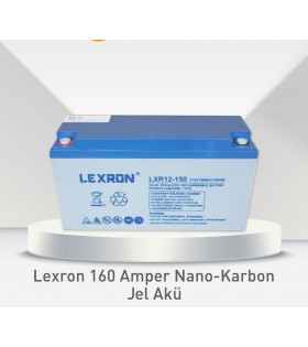 Lexron 160 Amper Nano-Karbon Teknoloji Jel Akü Lexron 160 Amper Nano-Karbon Teknoloji Jel Akü
