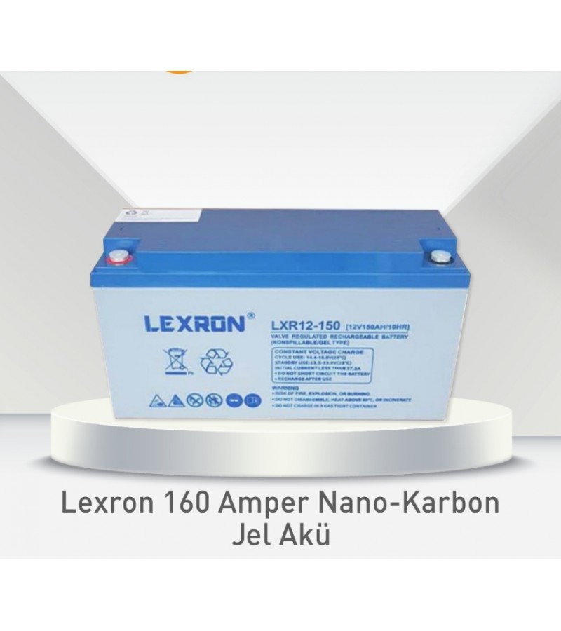 Lexron 160 Amper Nano-Karbon Teknoloji Jel Akü Lexron 160 Amper Nano-Karbon Teknoloji Jel Akü