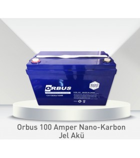 Orbus 100 Amper Nano-Karbon Jel Akü Orbus 100 Amper Nano-Karbon Jel Akü