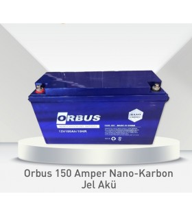 Orbus 150 Amper Nano-Karbon Jel Akü